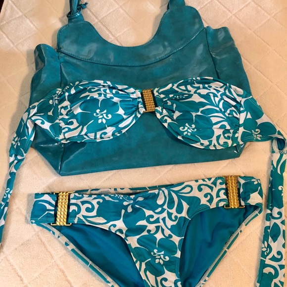 Xhilaration bandeau bikini size M - Picture 4 of 6